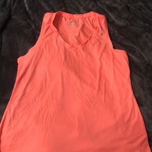 Orange workout tank